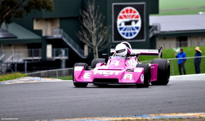 Keke Rosberg's Purple People Eater. (Photo: S. Bloom)